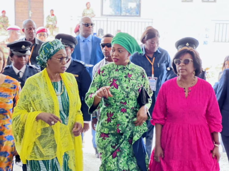 First Lady Alongside Nigeria, Angola Counterparts Inspects Development Projects