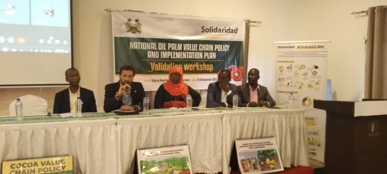 Solidaridad Wraps Up Successful National Validation Workshop For Oil Palm Value Chain Policy