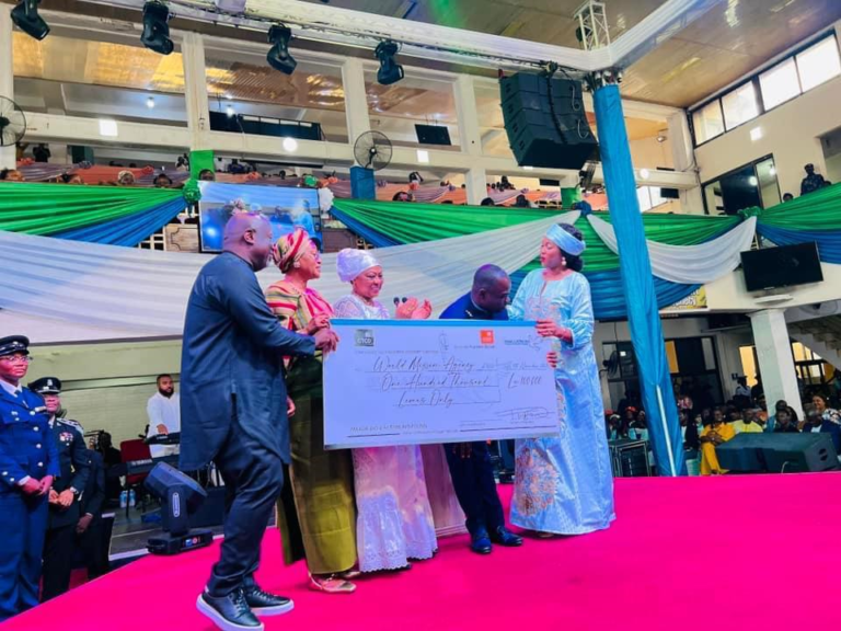 First Lady Gives University Scholarships To Over 70 SBV Survivors