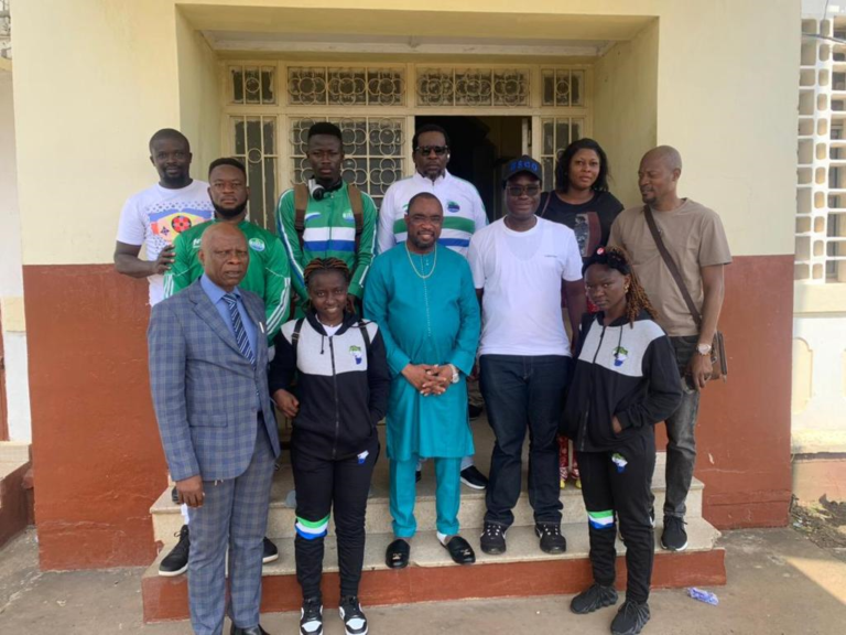 Sierra Leone Archery National Team Bids Farewell To Deputy Sports Minister