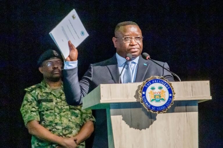 President Bio Inaugurates Sierra Leone’s National Public Health Agency