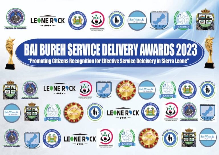 6th Bai Bureh Service Delivery Awards 2023 Soon