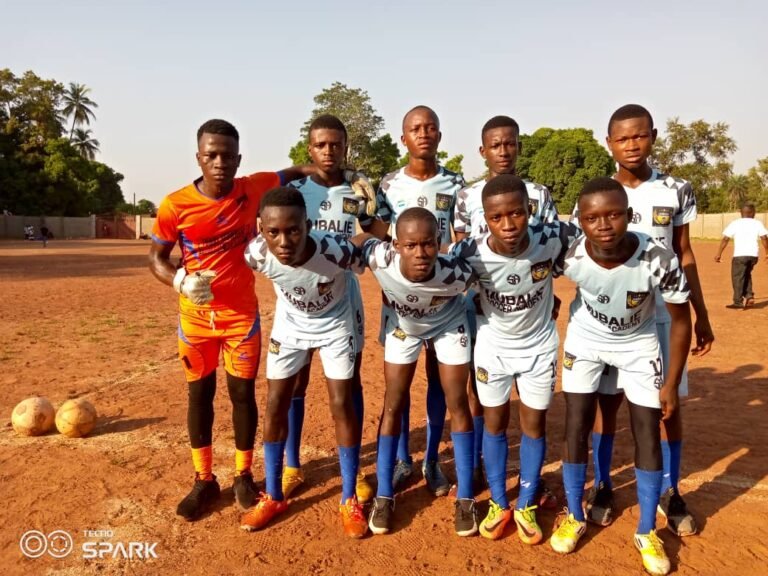 Foday Mubalie Football Academy U-15 Side Lift First Ever Trophy