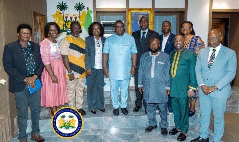 NOC-SLE Presents 2024 Paris Olympic Games Invitation To President Bio