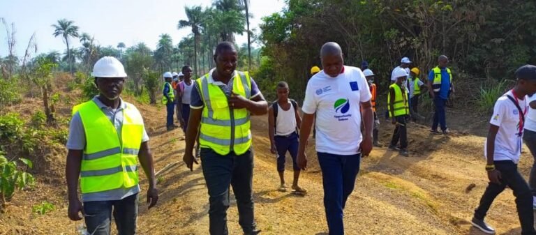 EU Delegation and ILO Applaud Bo District Council Chairman for Feeder Road Revitalization