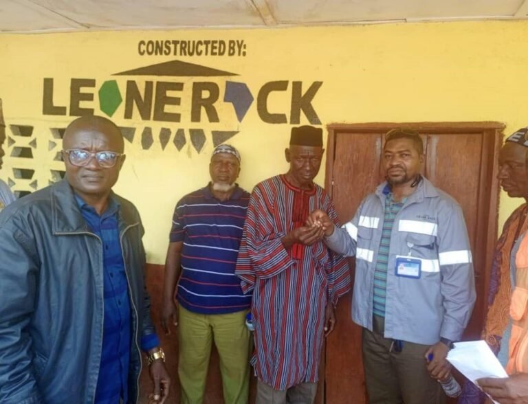 Leone Rock Hands Over Newly Constructed School in Kemedugu