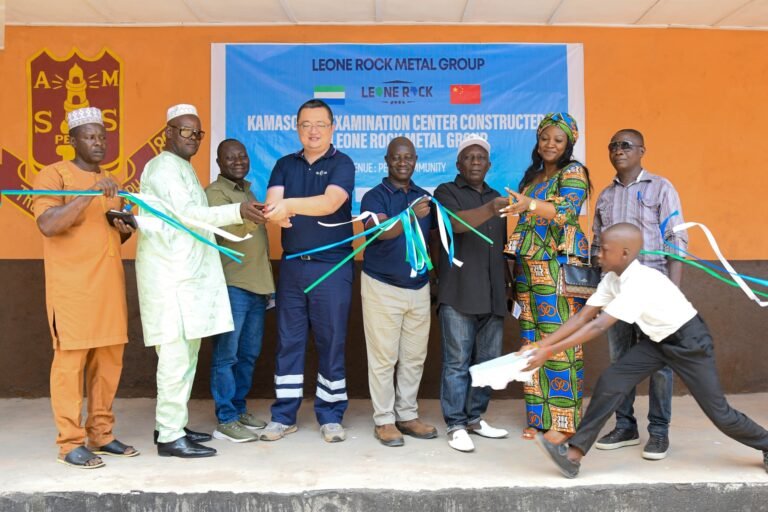 Leone Rock Metal Group Inaugurates Examination Centre in Pepel Community