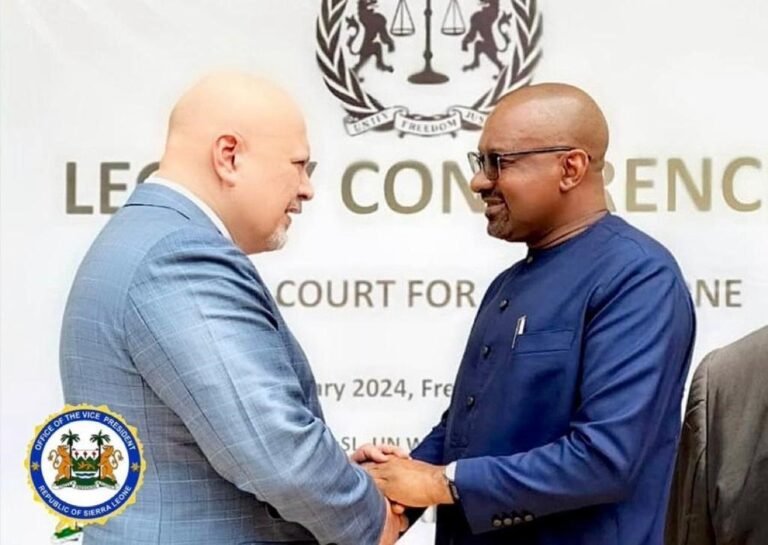 VP Juldeh Jalloh Champions Special Court Truth Commission for National Unity