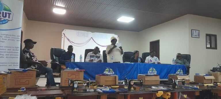 FoRUT Empowers Female Youths, Farmers in Western Area Rural District