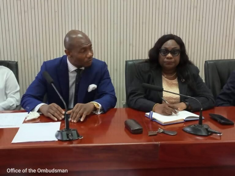 OMBUDSMAN PAYS COURTESY CALL ON DIRECTOR GENERAL AND MANAGEMENT STAFF OF PARLIAMENT