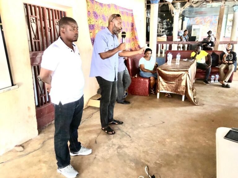 Stats SL Deputy Statistician General Monitors CHESS Survey Training in Karene District