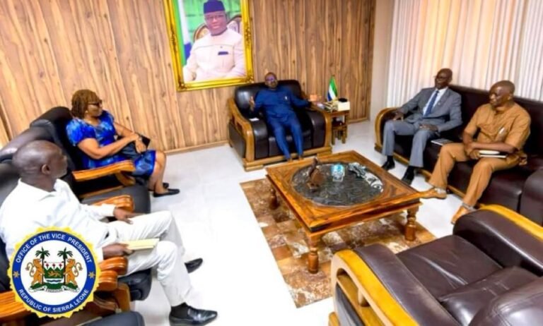 Vice President Jalloh Encourages Private Sector Engagement for Sierra Leone’s Economic Growth
