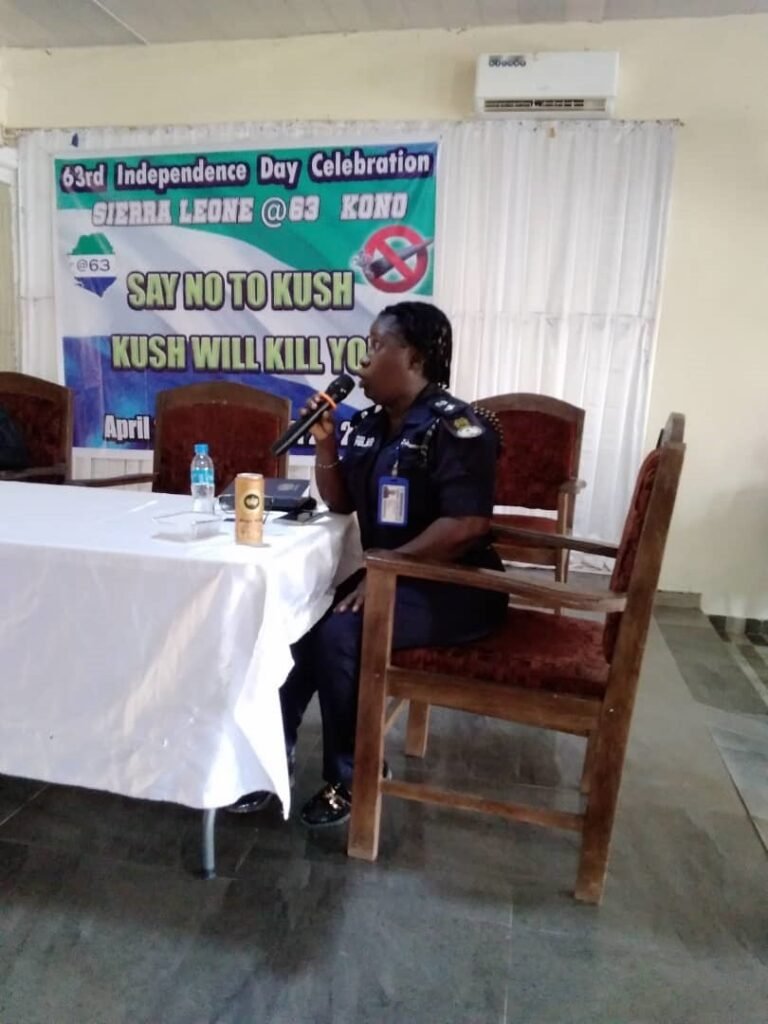 In Koidu City… Authorities Unite Against Drug Menace Ahead of Independence Anniversary