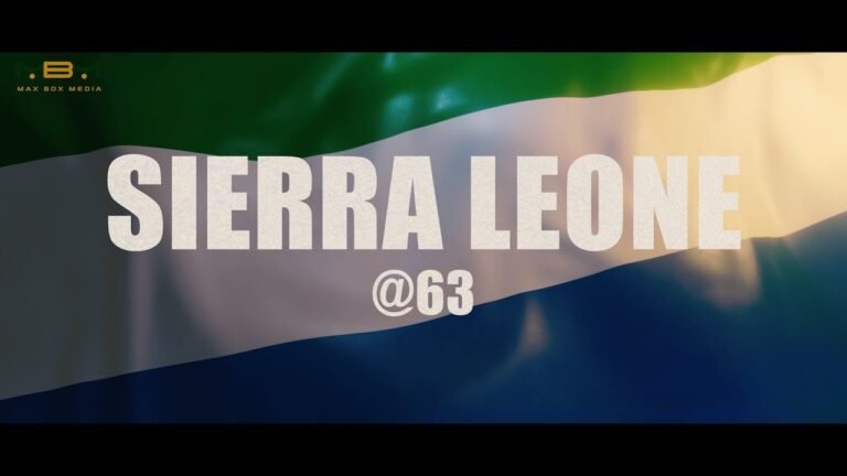 Sierra Leone’s 63 Years of Independence:  A Reflection on Responsibility and Progress