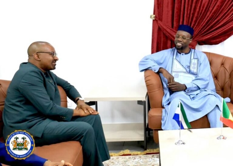 VP Juldeh Jalloh, Senegal’s New Prime Minister Pledge Enhanced Bilateral Cooperation