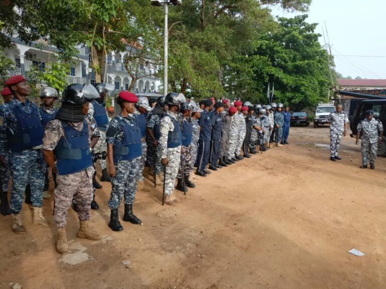 AIG Kanneh Emphasizes Discipline and Professionalism Ahead of Presidential Visit