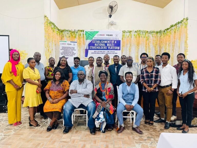 NATIONAL STAKEHOLDERS’ INITIATIVE HELD TO STRENGTHEN PEACE, EMPOWER WOMEN AND YOUTHS