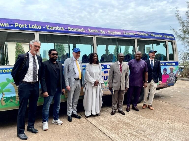 EU Delegation to Sierra Leone Launches Bus Tour to Promote Development Initiatives