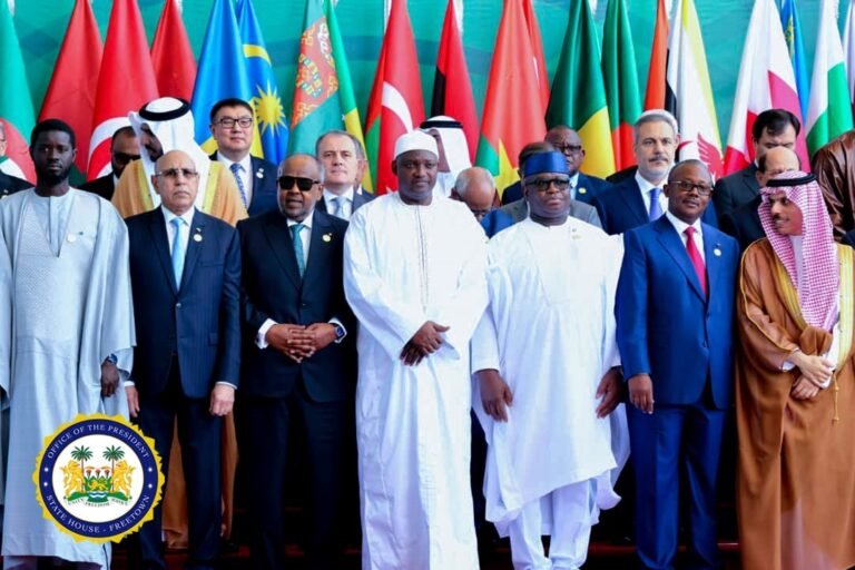 Addressing Global Challenges:  President Bio’s Plea for Peace at OIC Conference