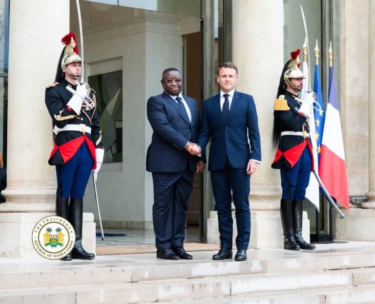 Sierra Leone, France Deepen Bilateral Ties in Paris