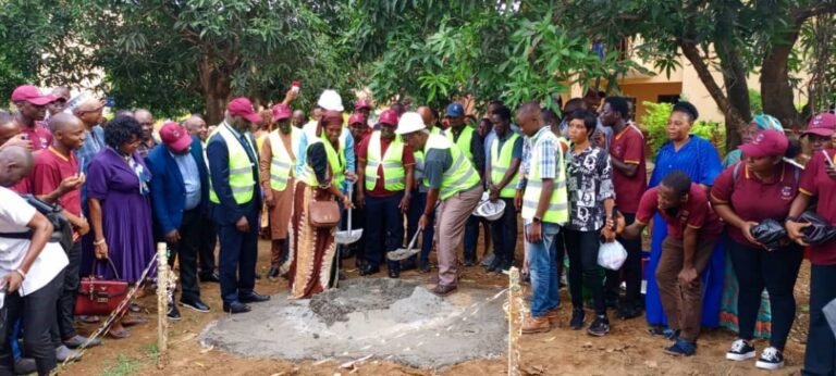 DR DEMBY TURNS SOD TO BUILD MODERN BASIC SCIENCES FACILITY