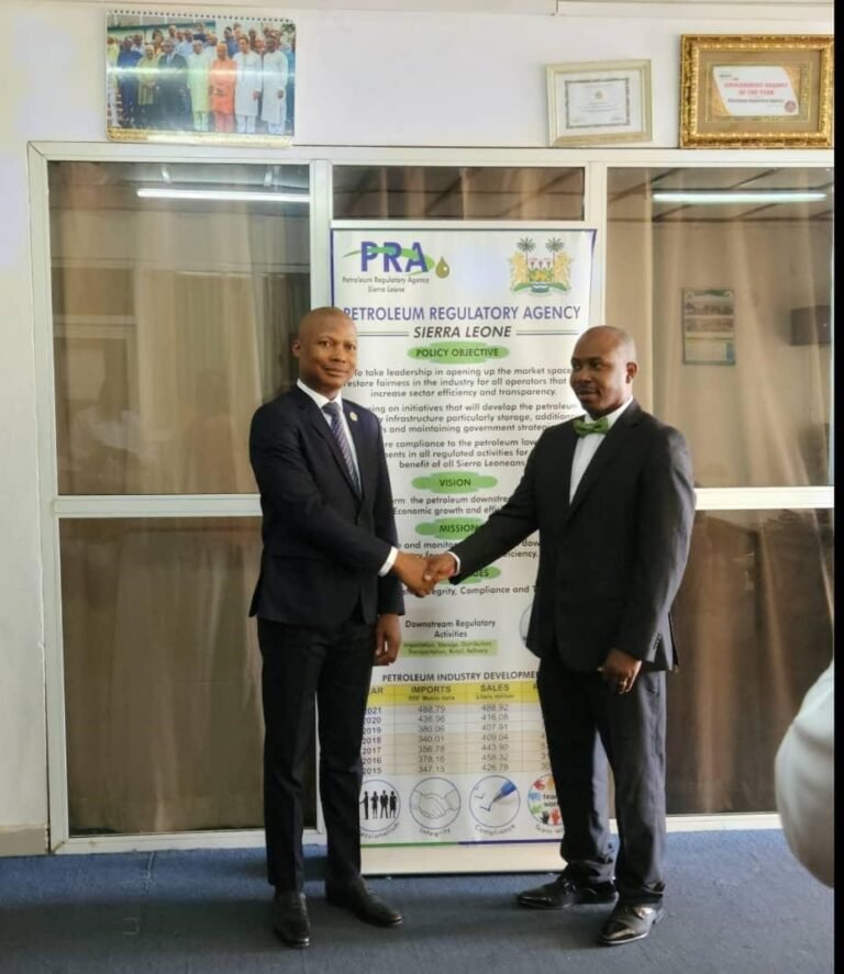 PRA Boss Receives New CEO of NP SL Limited