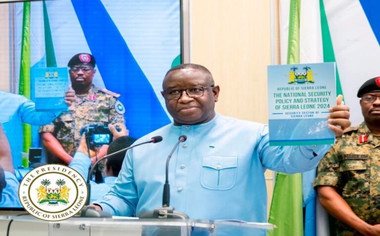 First Time In S/Leone`S History: Pres. Bio Unveils Comprehensive National Security Strategy