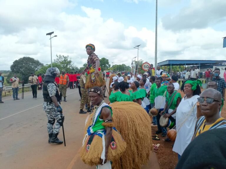Sierra Leone Welcomes Liberian President with Cultural Grandeur