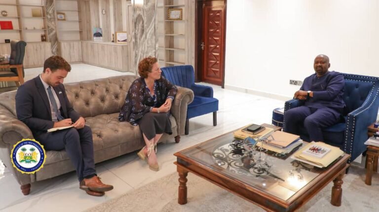 United Kingdom High Commissioner Discusses Bilateral Partnership With Vp Jalloh