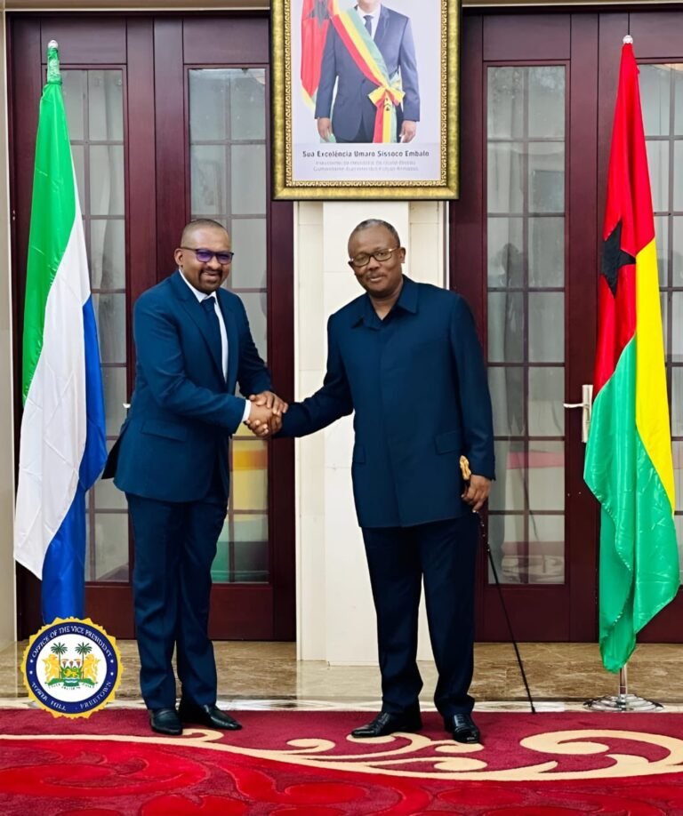 Vice President Jalloh Strengthens Ties with Guinea-Bissau Leadership
