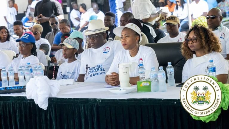 President Bio and First Lady Lead Prostate Cancer Awareness Walk