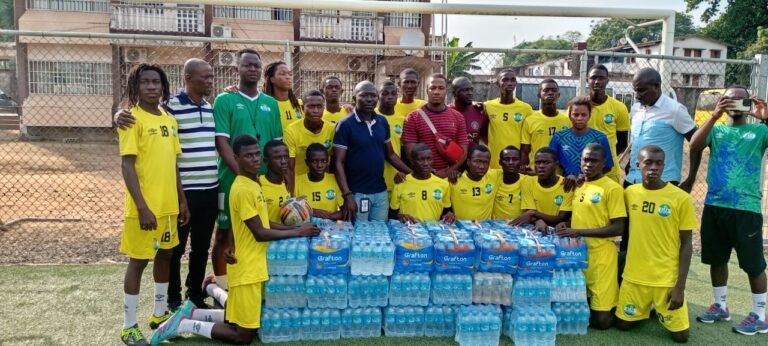 Bukum Group of Company Boosts U-15 Team with 100 Bundles of Water Ahead of Senegal Tournament