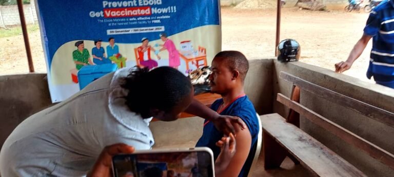 Bo District Medical Officer Leads Ebola Vaccination Campaign