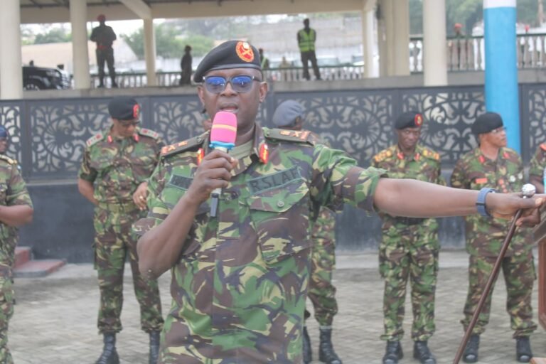 Chief Of Defence Staff Addresses Western Area Troops