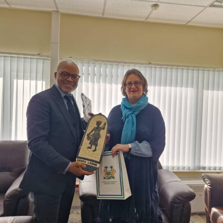 Netherlands Ambassador to Russia Pays Courtesy Call on Sierra Leone’s Envoy