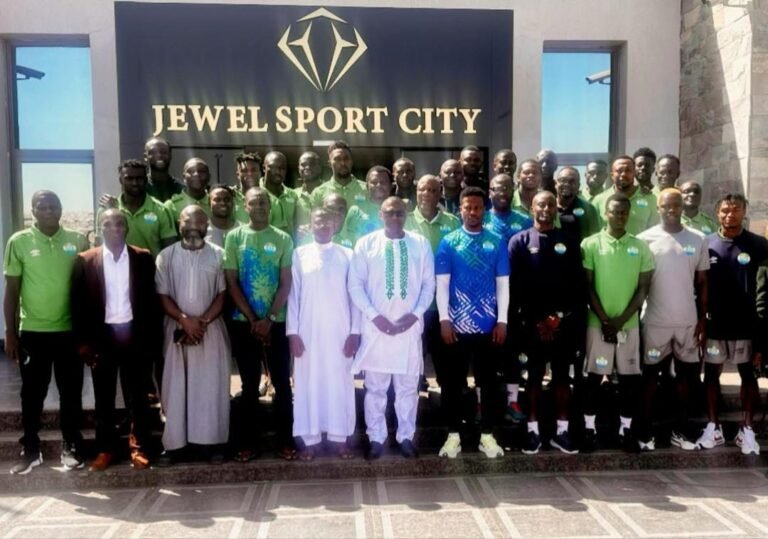 Sierra Leone Ambassador to Egypt Visits Leone Stars Ahead Of Crucial World Cup Qualifier