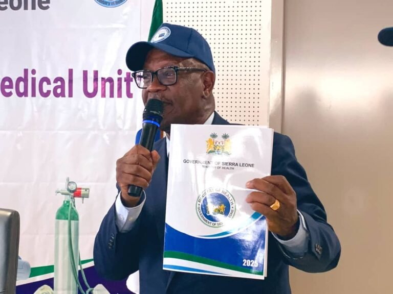 Ministry of Health Unveils Biomedical Unit to Strengthen S/Leone’s Healthcare System