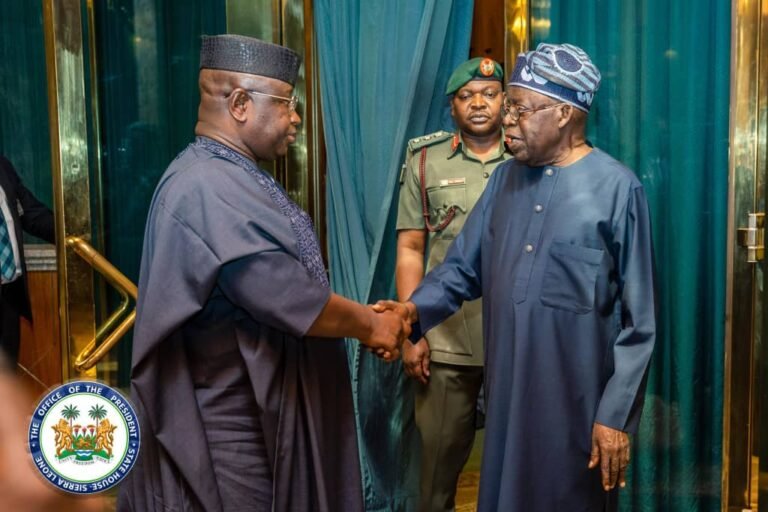 President Bio and Tinubu Strengthen Ties Ahead of IITA Visit