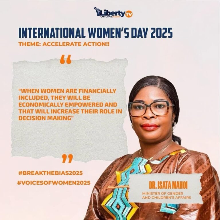 Minister of Gender Celebrates International Women’s Day 2025