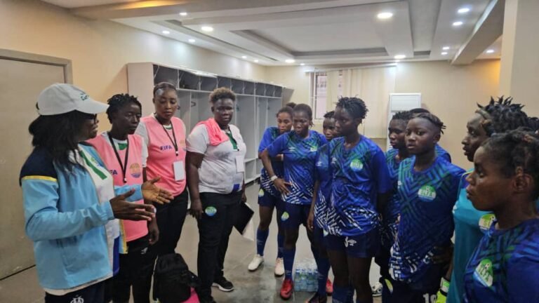 Minister of Sports Witnesses Sierra Leone Vs Guinea U-17 FIFA World Cup Qualifier Match