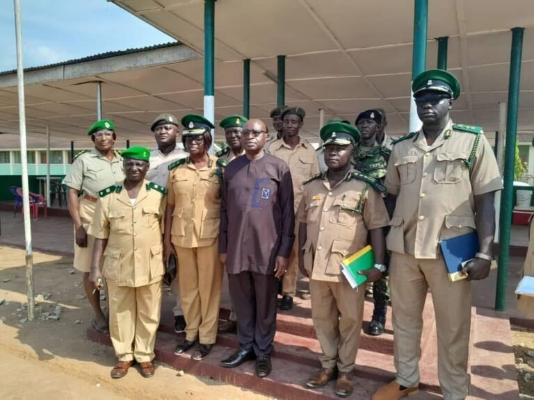 Minister of Internal Affairs Inspects Sierra Leone Correctional Service Construction Sites