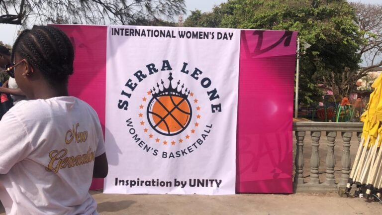 Sierra Leone Women’s Basketball Team Celebrates Women’s Day with Clinic and Elite Player Recognition