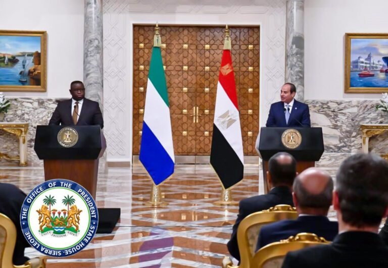 President Bio and President El-Sisi Strengthen Bilateral Ties with Agricultural Collaboration