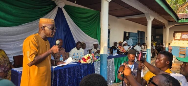 Agriculture Minister Launches Private Sector Mechanization Drive in Kono