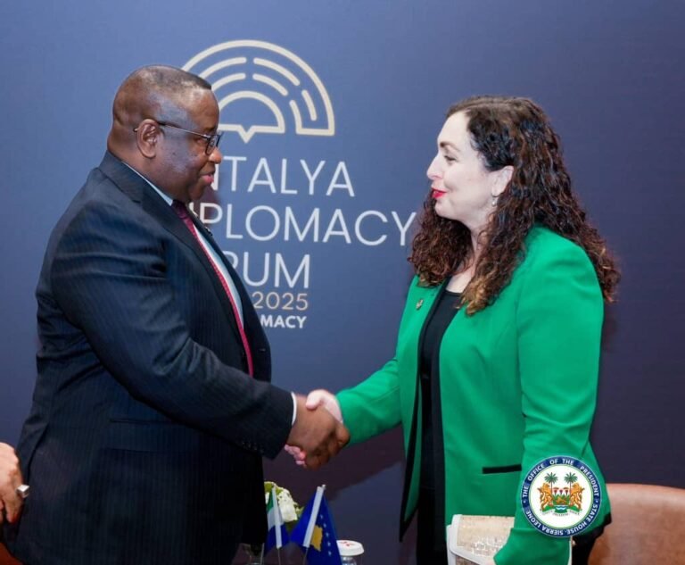 President Bio Deepens Bilateral Ties with Kosovo