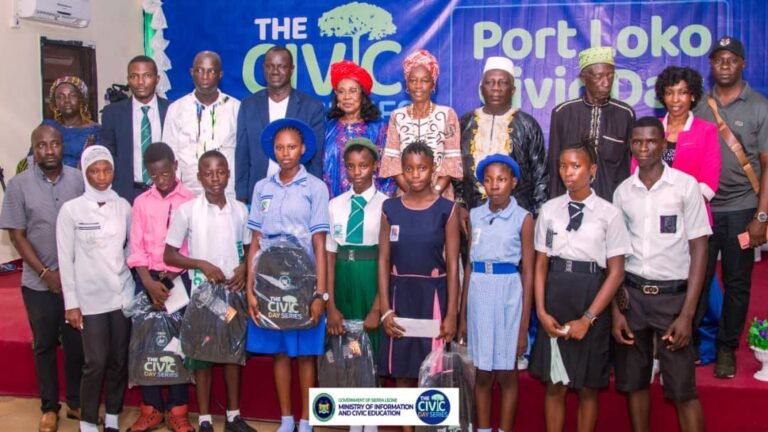 Promoting Youth Engagement in Governance… Ministry of Information and Civic Education Hosts Civic Day Series in Port Loko