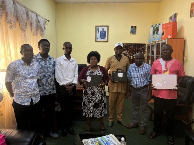 Engage Now Africa Enhances Bo District Council with Laptop Donation