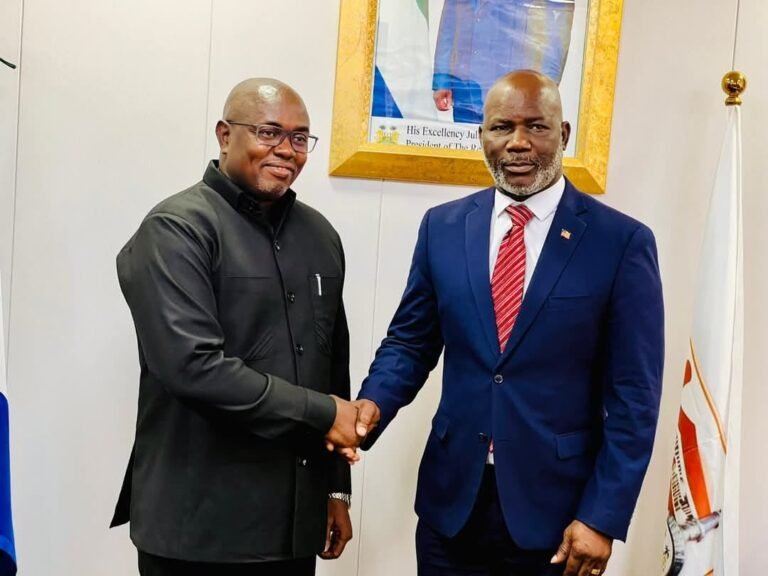 Speaker Thomas Engages Speaker of Liberia Parliament