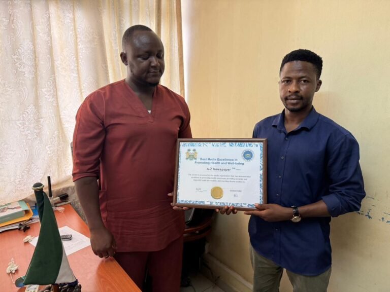 Health Ministry Honours A-Z Newspaper for Excellence in Health Reporting