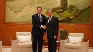 Chinese FM meets Chairman of Asian Peace and Reconciliation Council
